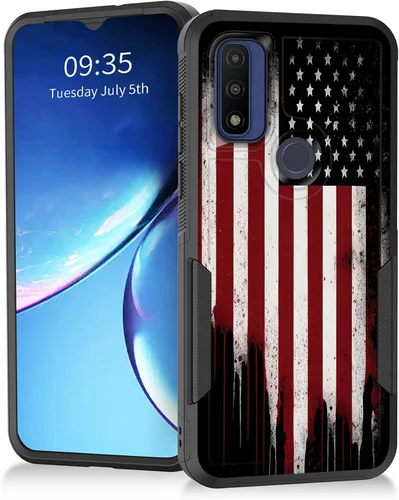 Miniatura 12 de Para Moto G Power 2022 – Funda protectora resistente de doble capa de policarbonato duro híbrido de goma suave a prueba de golpes – Ciervo