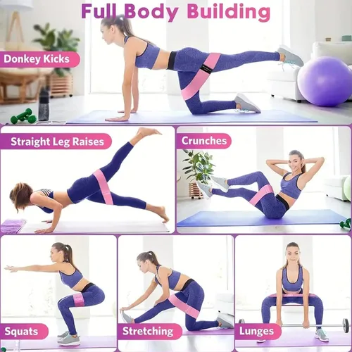 Miniatura 2 de Kit de pilates para entrenamientos en casa - Juego de equipo esencial de pilates para mujeres con pelota y anillo, accesorios de pilates