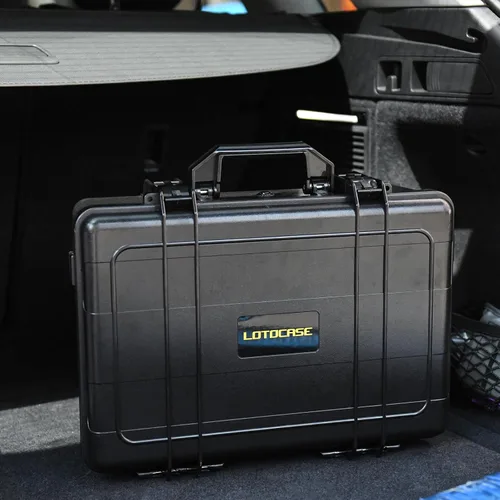 Miniatura 6 de LOTOCASE Estuche rígido para compresor de aire compatible con el inflador de neumáticos DEWALT 20V MAX DCC020IB, bolsa de transporte