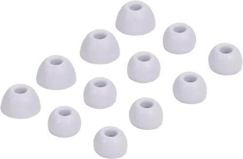 Miniatura 6 de Juego de almohadillas de silicona de repuesto para auriculares Beats Studio Buds, 6 pares (negro)