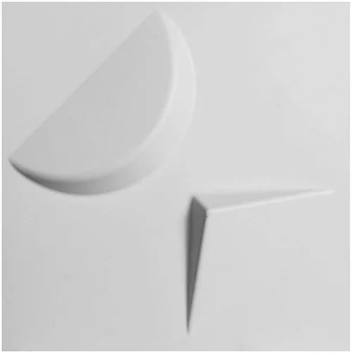 Miniatura 2 de Ekena Millwork WP12X12APWH 11 7/8 pulgadas de ancho x 11 7/8 pulgadas de alto Apollo EnduraWall Decorativo 3D Panel de pared cubre 0.98 pies