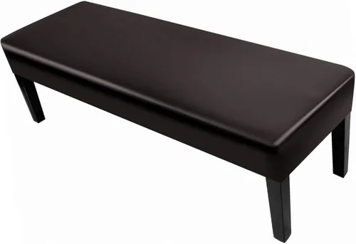 Miniatura 19 de SearchI Funda de banco de comedor, fundas de asiento de banco largas elásticas lavables, funda rectangular para banco de mesa de comedor, para Beige