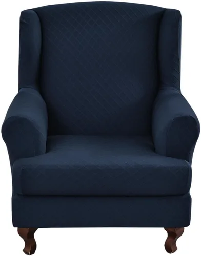 Miniatura 38 de KRFOONN Fundas para Silla con Respaldo de Alas, 2 Piezas, Fundas Elásticas de Elastano para Silla con Respaldo de Alas, Fundas para Sofá, Fundas
