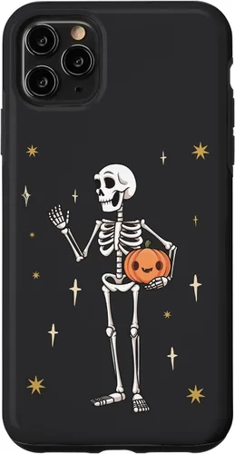 Miniatura 12 de Funda divertida de Halloween con diseño de esqueleto para iPhone 11