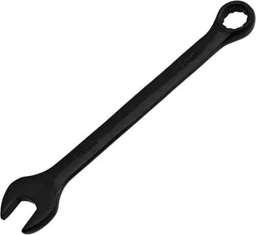 Miniatura 17 de Auniwaig Cr-V - Llave combinada de 0.394 in, 5.315 in de longitud, diseño de 12 puntos, revestimiento de electroforesis negro