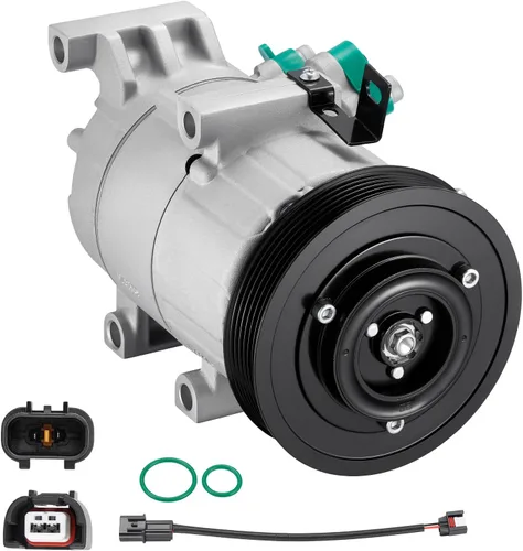 Miniatura 14 de BDFHYK 178324 Compresor de aire acondicionado con embrague compatible con Hyundai Accent 2012 2013 2014 2015 2016 2017 L4 1.6L, compatible con Kia