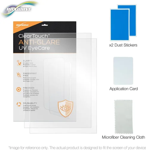 Miniatura 9 de BoxWave Protector de pantalla compatible con Sony XAV-AX4000, ClearTouch Anti-Glare Anti-UV EyeCare (paquete de 2), filtra la luz azul dañina