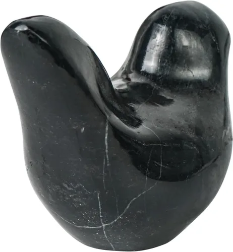 Miniatura 6 de DreamsEden Figuras de pájaros para decoración del hogar, 1 pieza hecha en piedra, estatua de pájaro grande, escultura decorativa para estante, mesa