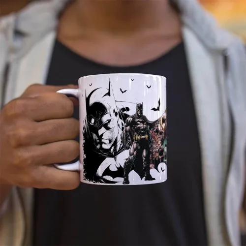 Miniatura 8 de Morphing Mugs DC Comics – Batman – Capa – Una taza sensible al calor de 16 onzas – Imagen completa revelada cuando se añade líquido caliente