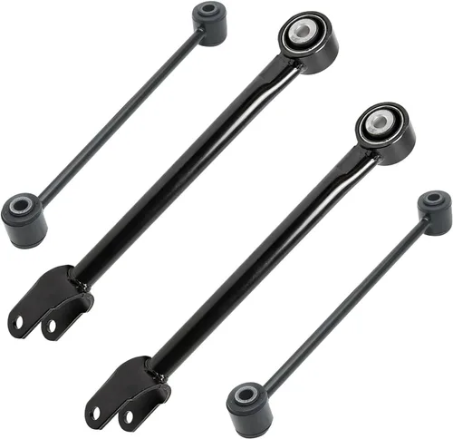 Miniatura 130 de Detroit Axle - Brazos de control superiores traseros para Chrysler 300 Dodge Challenger Charger Magnum, reemplazo del conjunto de brazos de control
