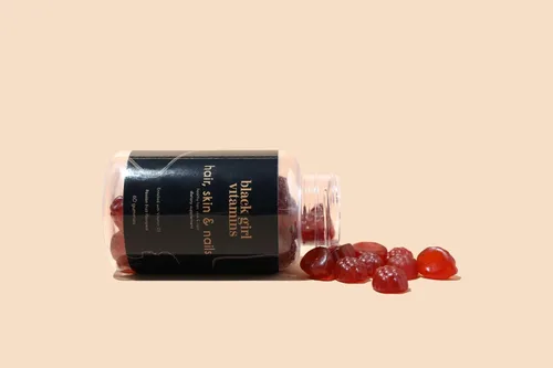 Miniatura 5 de Black Girl Vitamins - Gomitas para el cabello, la piel y las uñas con biotina (6000 mcg), zinc, sin gelatina, vitamina A y vitamina E - Sin gluten.