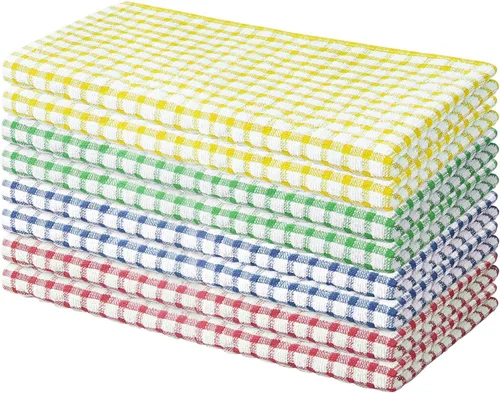 Miniatura 12 de Nialnant 8 Piezas Trapos de Cocina para Platos, 100% Algodón Suave Absorbente de Secado Rápido, Paños de Cocina para Cocina, Lavar Platos, Trapos