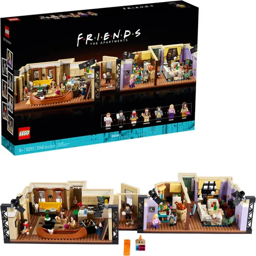 LEGO Icons The Friends Apartments 10292, programa de televisión Friends regalo de la serie icónica, modelo detallado de juego, juego de construcción
