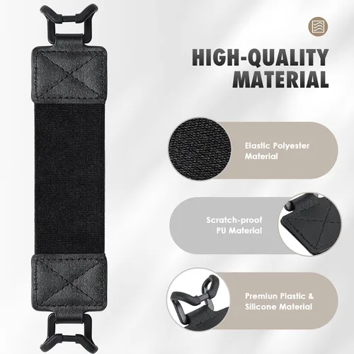 Miniatura 3 de MoKo Correa de mano de seguridad para tablet de 9 a 11 pulgadas, iPad/IP-ad Pro/iPad Air/Kindle Fire HD/Samsung, correa de mano versátil de alta