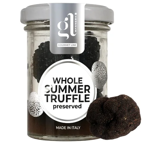 GL Truffle GOURMET LINE Trufa Negra Entera de Verano, 35 g (1.2 oz) Trufas Conservadas, Calidad Premium Seleccionada, Producto de Italia
