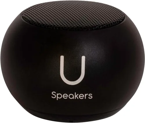 Fashionit U Mini - Pequeño altavoz Bluetooth inalámbrico - Micrófono y obturador remoto, altavoces Bluetooth portátiles, sonido rico para el hogar y
