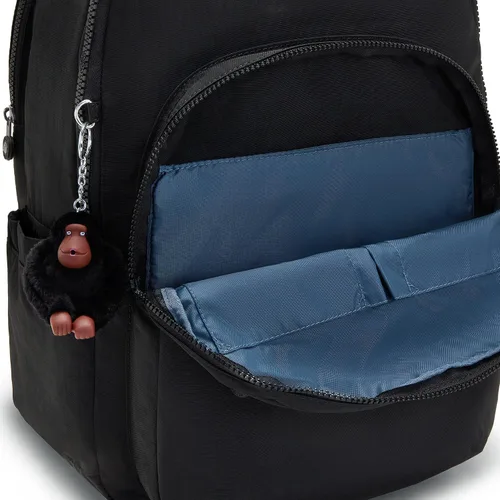 Miniatura 8 de Kipling Mochila para laptop Seúl extra grande de 17 pulgadas para mujer, duradera, espaciosa con correas acolchadas para el hombro, bolsa escolar
