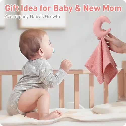 Miniatura 2 de Manta de seguridad de muselina de algodón suave de alta calidad, suave y transpirable, regalo perfecto para bebés recién nacidos, niños y niñas