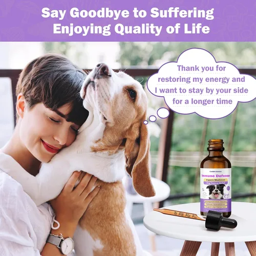 Miniatura 3 de Suplementos para el cáncer de perro – Pet Critical Guard – Defensa inmunológico, salud celular, antioxidantes con hongo cola de pavo – Suplemento