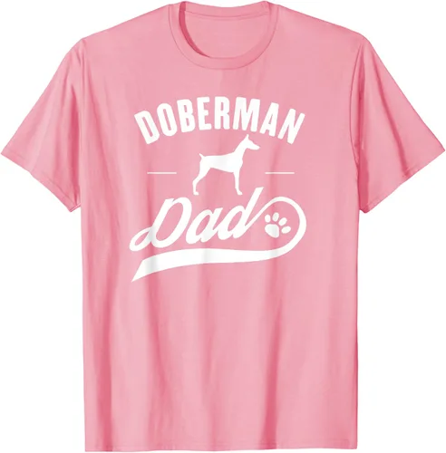 Miniatura 78 de Doberman Dad - Camiseta para amante del dueño del perro, Negro, S