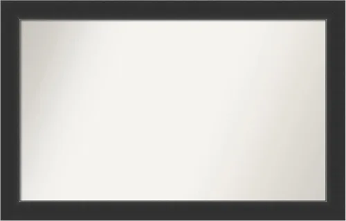 Miniatura 208 de Amanti Art Espejo personalizado, espejo de baño negro Astor, espejo de pared o espejo de tocador de baño sobre el fregadero (25 x 25 pulgadas)