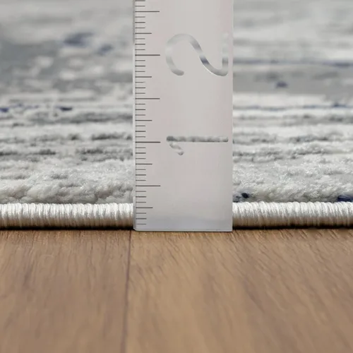 Miniatura 2 de LUXE WEAVERS Alfombra de área azul 2x3 con remolino de mármol