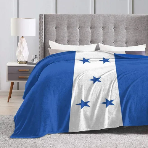 Miniatura 4 de Manta de Honduras, regalos de Honduras para hombres patrióticos, para hombres y mujeres, manta suave de franela de franela mullida para interiores