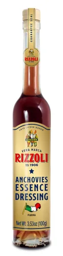 Rizzoli Extracto de Anchoa | Colatura di Alici 3.5oz | Salsa de pescado italiana | Garum antiguo | (3.53 oz) (paquete de 1)