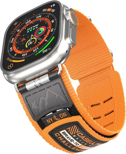 Correa deportiva de nailon compatible con Apple Watch Band Ultra (1.732 pulgadas) Series 7/8 (1.772 pulgadas/1.614 pulgadas), Series 6/5/4/SE (1.732