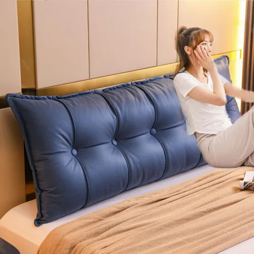 Miniatura 3 de Almohada grande para cabecero, cojín de cuña para reposo en cama, almohada de lectura, impermeable, para sentarse en la cama, sofá cama, respaldo