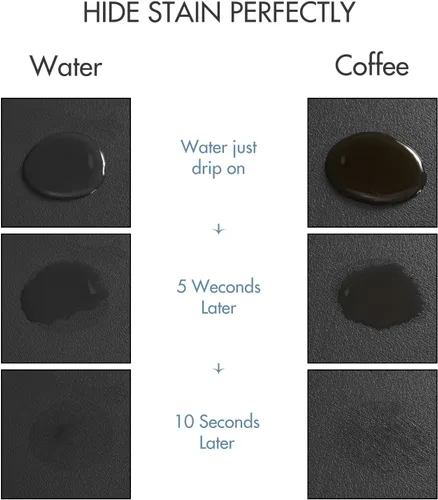 Miniatura 2 de Estera de secado para encimera de cocina, tapete de café con respaldo de goma absorbente que oculta manchas