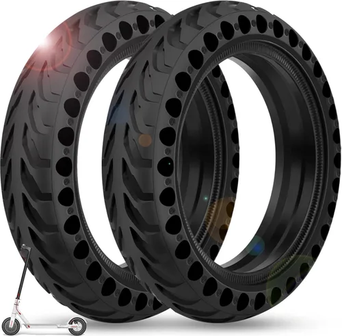 Miniatura 12 de BANGTING 2 piezas de actualización de neumáticos sólidos 50/75-6.1 para scooter todo terreno, neumáticos sin cámara de 8.5x2 pulgadas para Gotrax