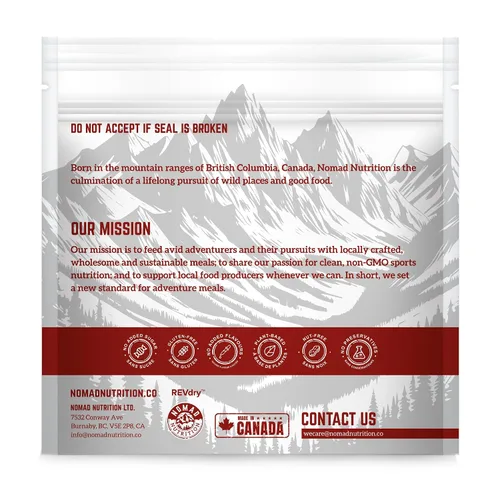 Miniatura 6 de Nomad Nutrition Southwest Breakfast Skillet - Comida de senderismo liofilizada instantánea para mochileros y campamentos, comidas de senderismo a
