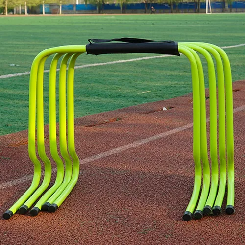 Miniatura 16 de YXXSDP Entrenamiento de velocidad de agilidad obstáculos para atletas, equipo de práctica deportiva portátil multicolor para entrenamiento