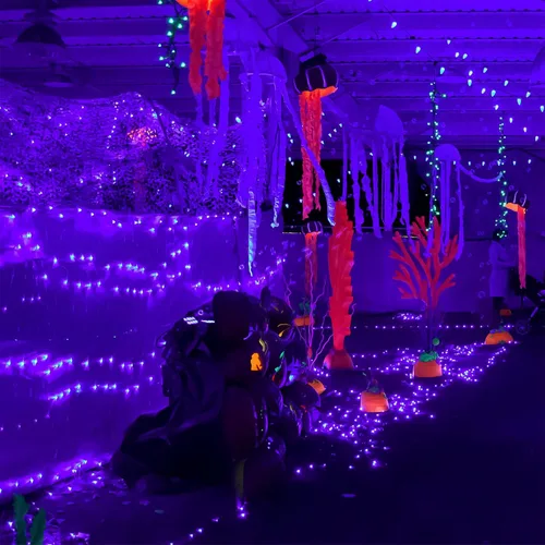 Miniatura 8 de JMEXSUSS Luces solares de Halloween moradas (cadena de luces solares y luces de hadas solares)