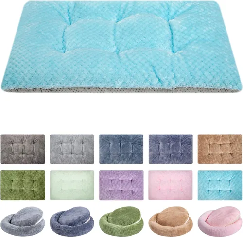 Miniatura 9 de WONDER MIRACLE Fuzzy - Camas de lujo para mascotas, camas súper afelpadas para perros o gatos, ideal para jaulas de perros, apta para lavar a L-uva