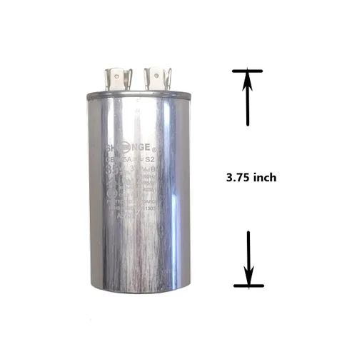 Miniatura 2 de QH Condensador redondo CBB65 35uF 370V AC -40C a 85C