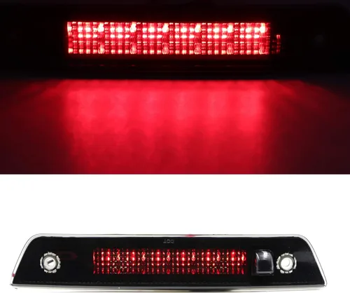 Miniatura 3 de Tresound Tercera luz de freno para Jeep Grand Cherokee 2005-2010, luz de montaje alto, lámpara de freno central LED (rojo)
