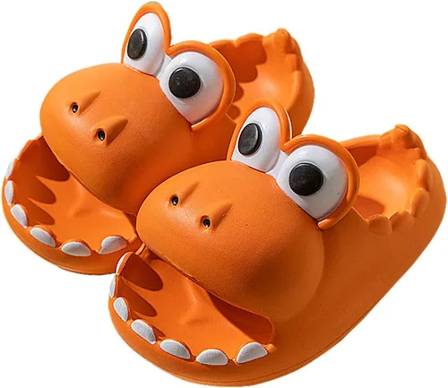 Miniatura 6 de JOYEAR Dinosaur Slippers with Children's Summer Sandals, Beach Swimming Pool Non-slip Water Shoes, Indoor and Outdoor Cute Big Mouth Light Slippers