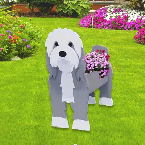 Miniatura 85 de Maceta de Perro English Springer Spaniel, Macetas de Plantas, Bonita Maceta de Jardín para Perros, Macetas de Perro Regalos de Cumpleaños