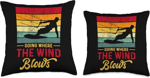 Miniatura 3 de Going Where The Wind Blows Throw Pillow