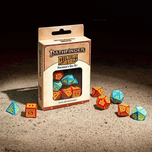 Miniatura 5 de Q-Workshop Pathfinder Extinction - Juego de dados para intérprete de maldición