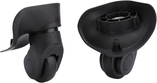 Miniatura 8 de Dilwe - Ruedas de repuesto para maleta de equipaje 2 pares de ruedas de PVC gran accesorio para maleta de equipaje W041-2 L