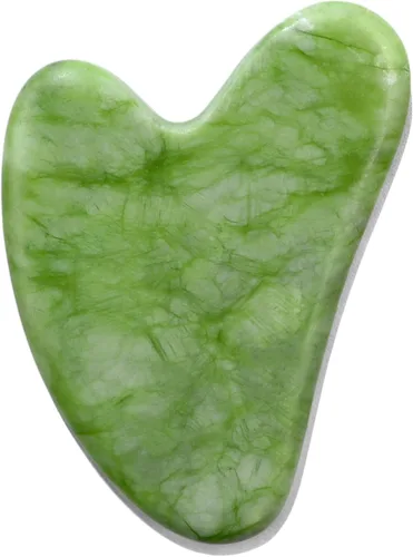huefull Herramienta natural de jade Xiuyan Gua Sha para cara y cuerpo, regalo de cuidado personal para mujeres y hombres