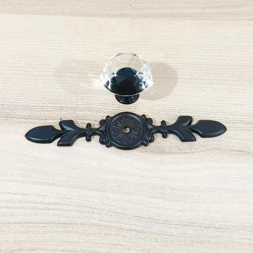 Miniatura 6 de HUAMULAN Paquete de 10 pomos de cristal para cajones de cocina, pomos de puerta de armario, manijas con tornillos para cocina, baño, oficina