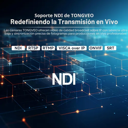 Miniatura 6 de TONGVEO 4K NDI Cámara PTZ con seguimiento automático AI 20X Zoom óptico HDMI Transmisión en vivo IP SDI USB3.0 PoE LAN Soporta para adoración