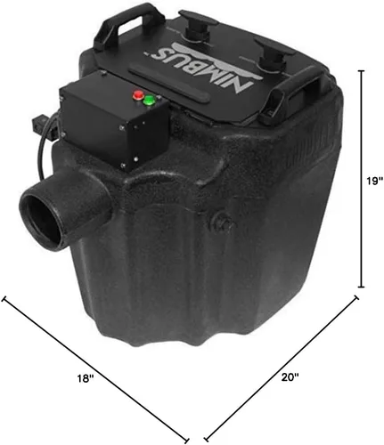 Miniatura 9 de Chauvet DJ Nimbus máquina de niebla de hielo seco nebulizador+tira de luz de cabeza móvil motorizada