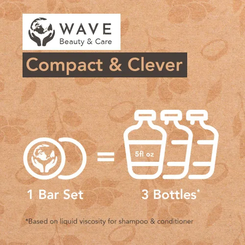 Miniatura 4 de Barra de champú y acondicionador, aceite de argán, juego de barras de champú sólido y acondicionador sin sulfato, cuidado del cabello vegano