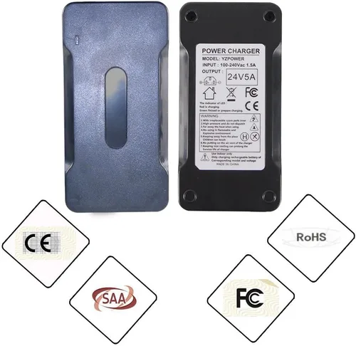 Miniatura 4 de Fuente de alimentación del cargador de batería de 24V 5A para Jazzy 1107,1121, 1121 HD, 614, 614 HD Smart Automatic con conector XLR de 3 pines