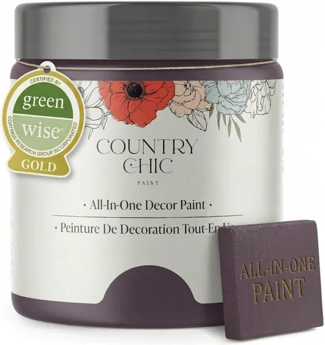 Miniatura 56 de Country Chic Pintura todo en uno estilo tiza para muebles, gabinetes, decoración del hogar, ecológica, acabado mate, imprimación incorporada y capa